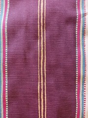 Blazon’ by Nina Campbell Fabric Eggplant Striped6 yards 20 inches