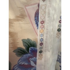 Sold by the yard. Stanley King Studio French Chinoiserie Fan Floral Cotton