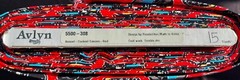 AVLYN AIRPORT – COCKPIT GUAGES-RED COTTON FABRIC 15 YARDS – VINTAGE – NEW
