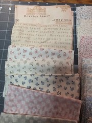 Downtown Abbey 38 Piece Fat Quarters. Andover Fabrics. Vintage Themed.