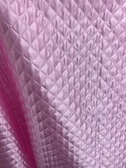 Satin Quilted Polyester Batting Fabric – PINK- 58″/60″ Width Sold By The Yard