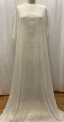 Silk Cotton Blend Batiste Ivory/Off White Fabric By The Yard 38″ Wide Pre Shrunk