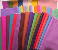 1 Lb. (Pound) Solid Fabric Scraps Pack 100% Cotton fabric lot – 40 Colors
