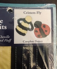 June Tailor Chenille Quick Kits “Critters Fly” Complete Project Craft Kit NEW