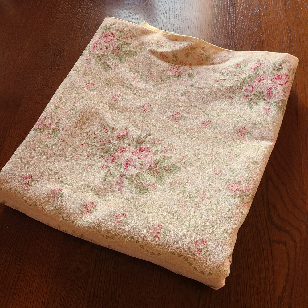 Paris Flea Market by 3 Sisters for moda Pink Roses Country Cottage Shabby 6.5 Yd
