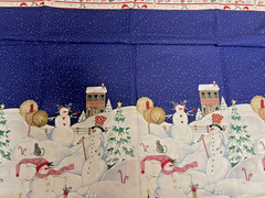 Vintage Daisy Kingdom Peppermint Hill Border Fabric 75 in Wide X 45 in Length