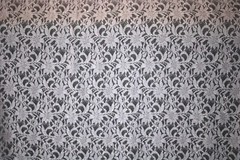 EMBROIDERED FLORAL LACE FABRIC WITH BEAD SPARKLE LT BABY PINK 55″ WIDE BY YARD