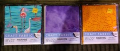 Makings Craft Fabric 18″ X 22 100% Cotton Lot Of 20 (G)