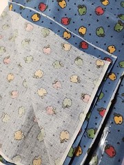 45″ X 5.6yd Pumpkin Patch Apple & Star Print Cotton Sewing Craft Quilting Fabric
