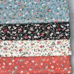 1Yard*147cm Ethnic Shirt Material Natural Cotton Poplin Fabric Calico