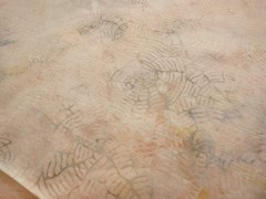 NEW Vintage Pastel Peach Pink Batik Cotton Fabric Quilt Sew Blender BTY 44″W