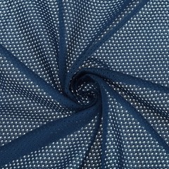 62″ Mesh Fabric Slightly Stretchy for Backpack Pocket, Midnight Blue 2 Yard