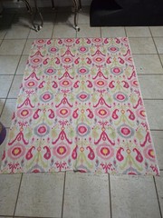 Vibrant Ikat Suzani Paisley Fabric Pink Chartreuse Lime Grey Boho Chic…