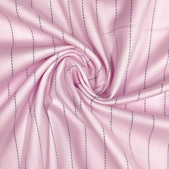 Quilting Cotton Fabric by Yard Pink Chalk Stripes Shirting Dressmaking Material