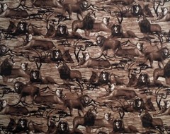 Fabri Quilt Fabric “Serengeti” Lions 1 Piece 4 Yards X WOF