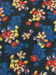 Hardy’sTextile 100%Silk Satin Digital Print DIY Dress Scarf Skirt Top Skirt(#65)
