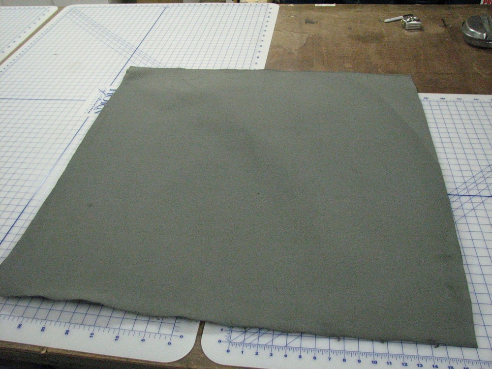 military 42″ wide yard of fabric cotton duck grey USGI army heavy thick 3LBS