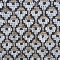 ROMO SMALL SCALE GEOMETRIC WEAVE FABRIC ORFORD/METEORITE 6.75 YARDS