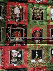 Christmas Song Panel by Loralie Harris for Loralie Designs, Christmas theme