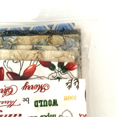 Robert Kaufman Christmas Holiday Fat Quarter Bundle 15pc Quilting Fabric MFQ-112