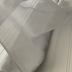 SILK Light Gray , FABRIC 1 Yards x 22 Inches Wide or 36 Inches x 22 Wide