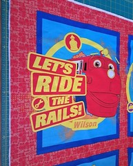 2011 Chuggington Traintastic 35″ X 42″ 100% cotton fabric #805