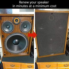 Tela De Rejilla Para Altavoces Tela De Malla Estereo Para Reparacion De Alta…