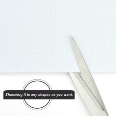 BENECREAT 19.7ftx5.5 Felt Fabric Craft White 236.4 inches x 5.5 inches,