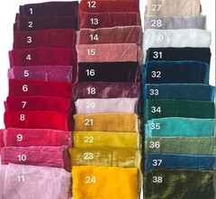 Vintage Pack of 50 solid Silk Velvet Remnants Scraps in 5×5″ 8×8″ Custom Sizes