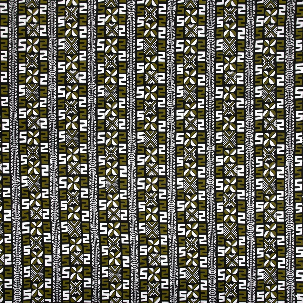 African Print Fabric Earth Tone 100% Natural Cotton 44/45″ Wide 998356-1