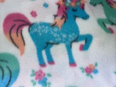 Blizzard Fleece Fabric Believe in Magic Unicorn Sewing by the yard