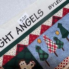 Starlight Angels Panel Christmas 1 Yd Cotton Fabric Material #520
