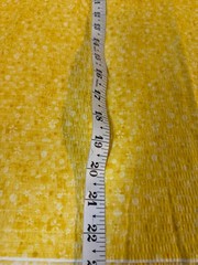 Fabric Lot 3 Yds 44 W “Yellow Tonal Daisy Dot” Tutti Fruitti Poly Cotton