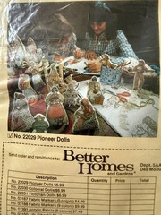 Vintage Better Homes & Gardens Cut And Sew Fabric Panel Kit Pioneer Dolls