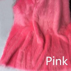 Luxury Long Haired Pile Faux Fur Fabric Furry Upholstery Crafts Jewelry Display