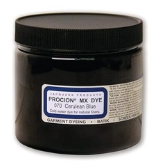 Vibrant Cerulean Blue Tie Dye Powder 8 oz