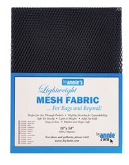 ByAnnie Navy Lightweight Mesh Fabric 45 x 137cm (18 x 54″)