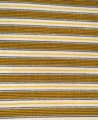 1920’s Gold Black Yellow White Fine Striped Cotton Shirting Fabric BT Half Y #25