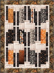 Studio E – Scary Spice – Paper Collage – Butterscotch, Fabric BTY
