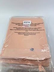 Lot of 23 New 100% Pure Silk Habotai Scarves 36×36 8mm Peach Hong Kong NOS