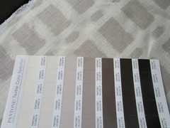 Schumacher’s Townline Linen Fabric 6.44 yds Taupe beige
