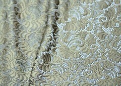 EMBROIDERED 3D FLORAL LACE ULTRA SOFT FABRIC OLIVE GREEN 60″ WIDE BY THE YARD