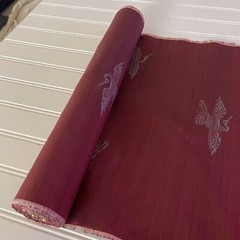 SILK DARK RED, FABRIC 13 Yards x 15 Inches Wide or 468 Inches x 15 Wide
