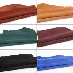 20X30cm Double-Sided Suede Fabric Soft Leather for Clothing Car Upholstery Craft
