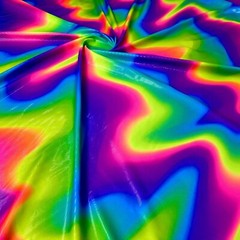 Stretch Spandex Fabric Psychedelic Multicolor Print 60″wide by yard for Swimwear