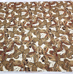 Shimmer Butterflies Metallic Gold On Cream Cotton CM9294 Timeless Treasures BTY