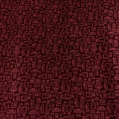Burch Prank Dark Red Geometric Upholstery Fabric