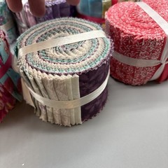 Lot Of 10 X 2.5” Jelly Roll Assorted Colors