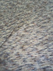 Designer Crochet stretchy blend tweed, Italian bouclette fabric Sweater Knit