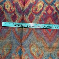 Richloom Ikat Fabric Sagamore 57×73 2yd Upholstery Boho Tribal Global Maximalism